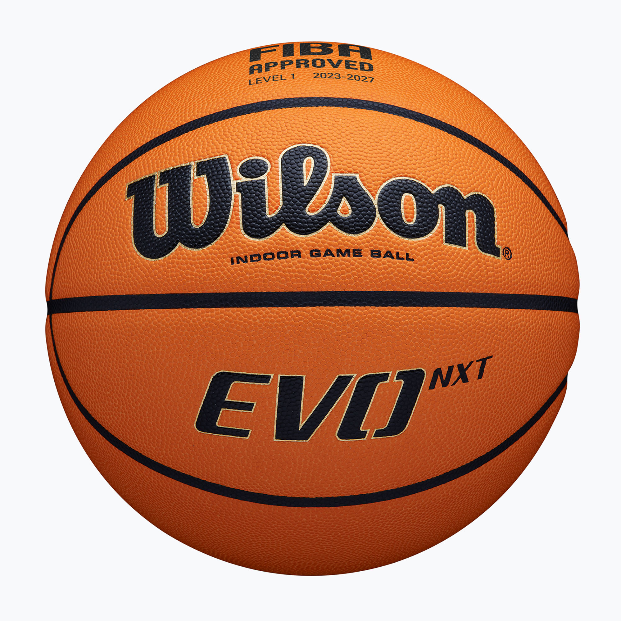 Minge de baschet Wilson EVO NXT Fiba Game Ball orange mărime 7 (EVO NXT Fiba Game Ball WTB0965XB)