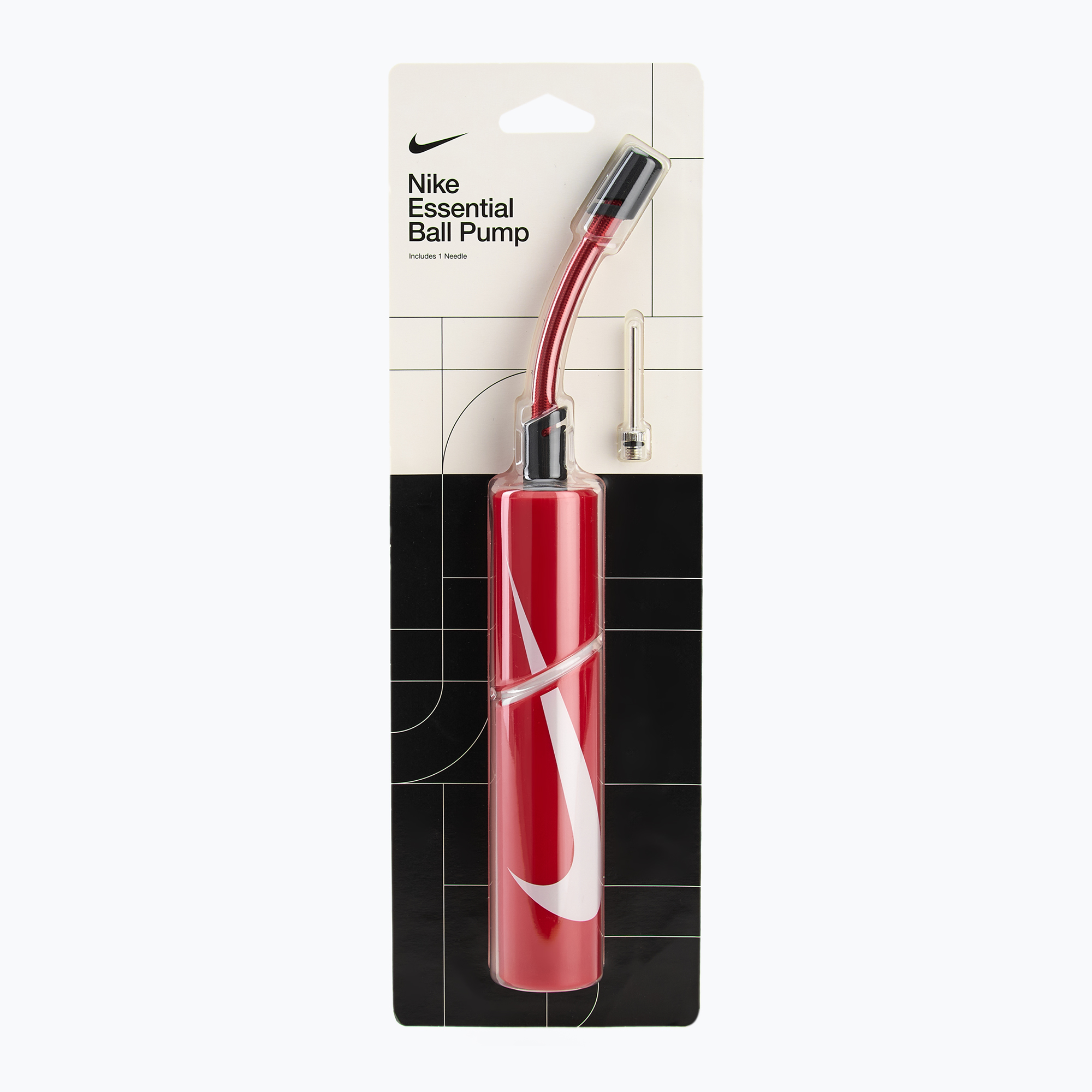 Nike Essential Ball Pump INTL roșu universitar/alb/alb/alb (Essential Ball Pump INTL NKJ02681)
