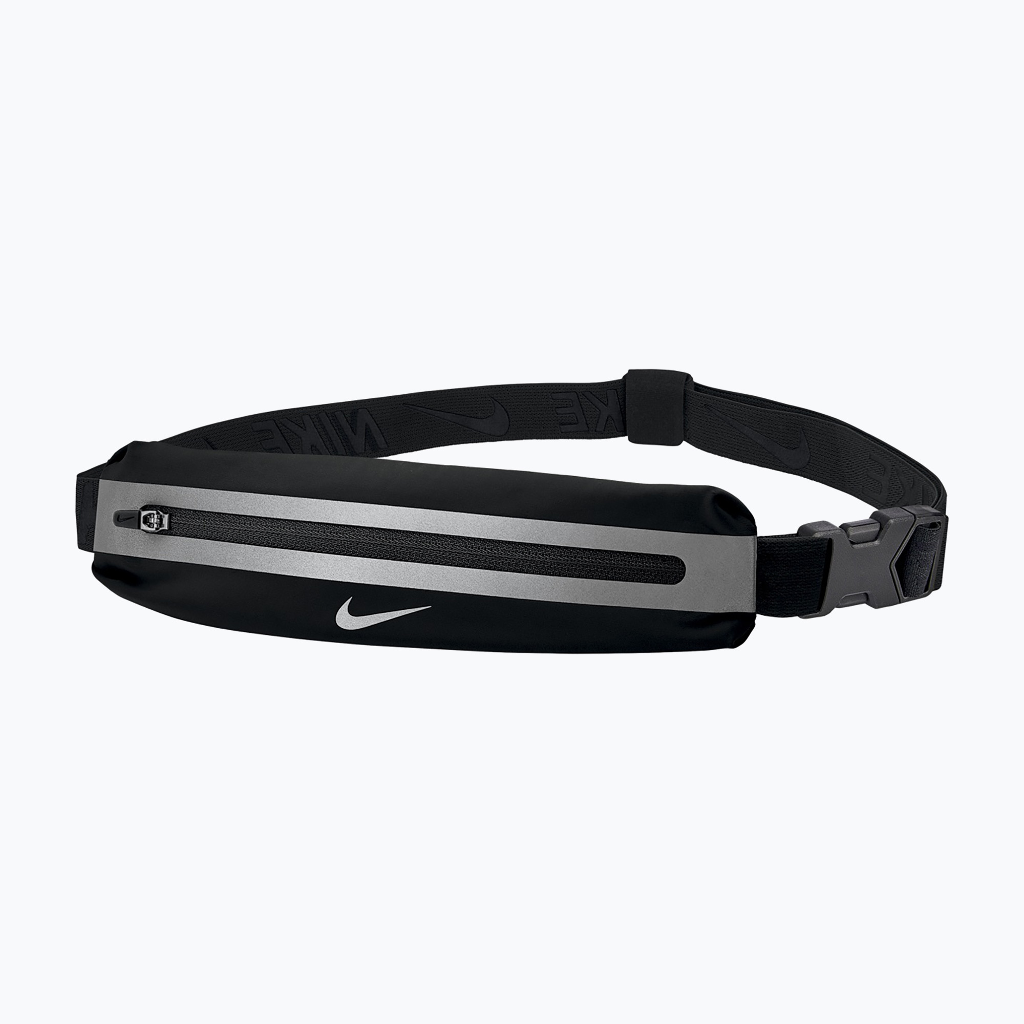 Borsetă  Nike Slim Waist Pack 3.0 black/black/silver (Slim Waist Pack 3.0 N1003694-082)
