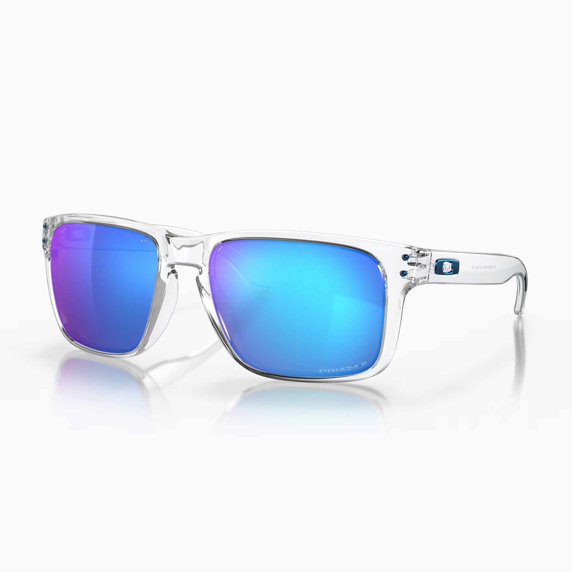 Ochelari de soare Oakley Holbrook XL polished clear/prizm sapphr irid polar (Holbrook XL OO9417-0759)