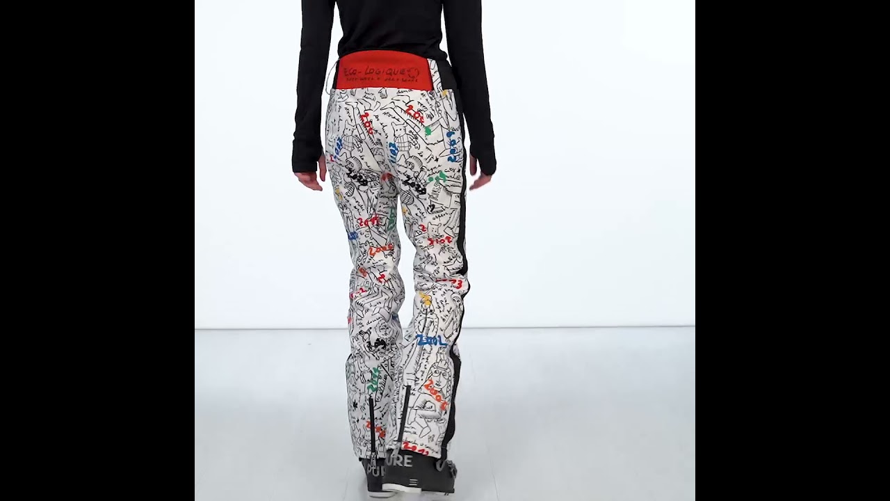 Pantaloni de schi pentru femei Rossignol Eco-Logic Ski white