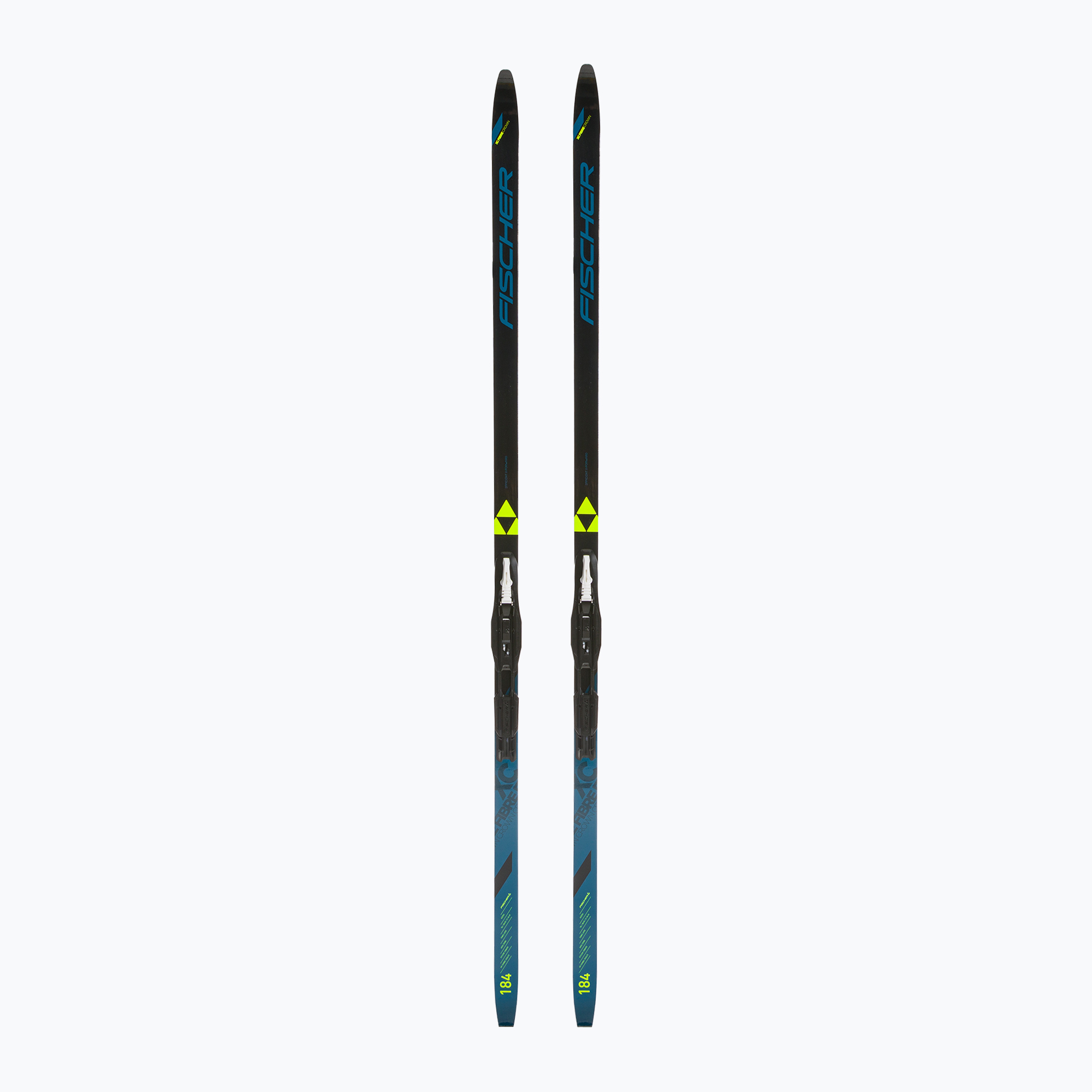Schiuri de fond Fischer Fibre Crown EF Mounted black/blue