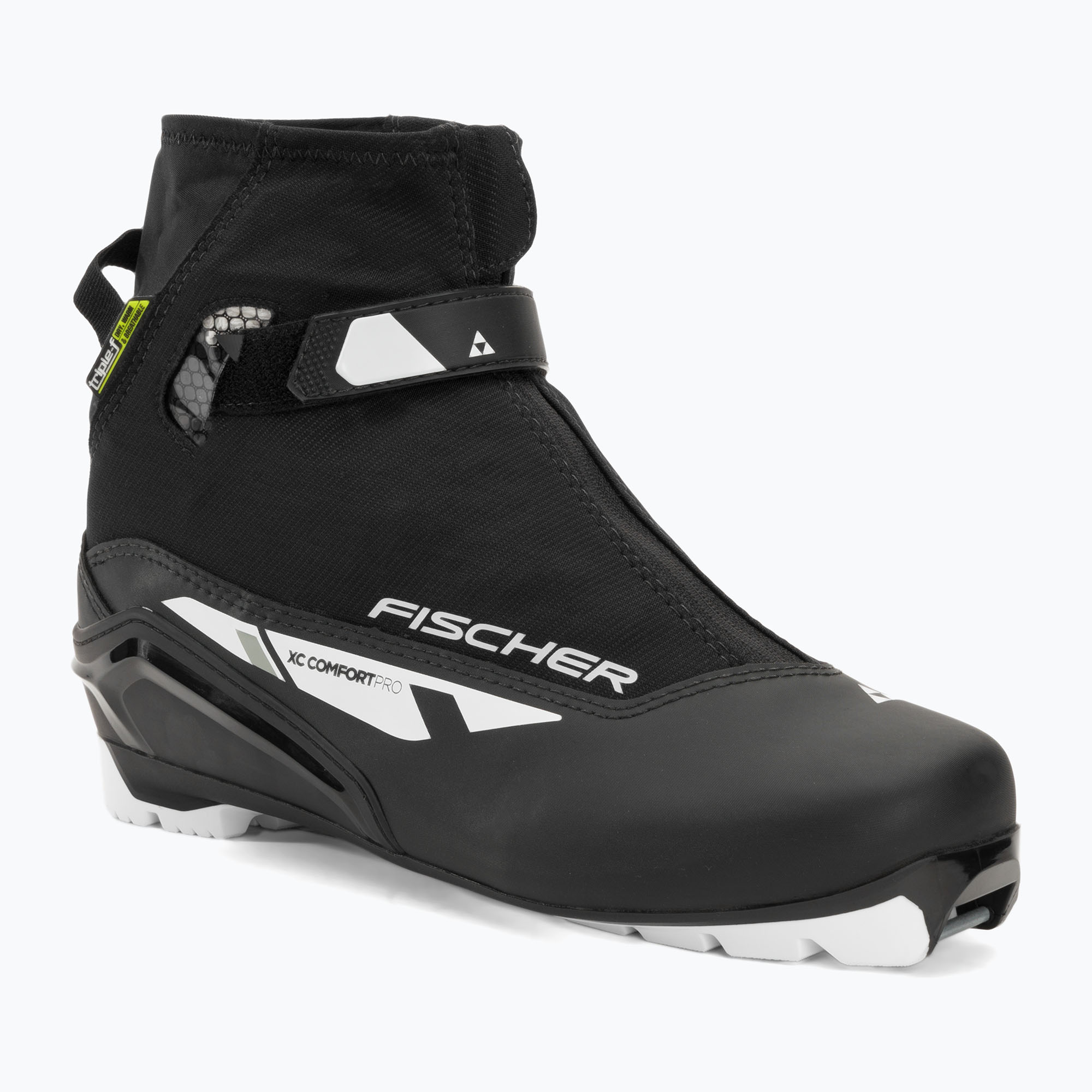 Încălțăminte de schi de fond Fischer XC Comfort Pro black/white/yellow (XC Comfort Pro S20723)