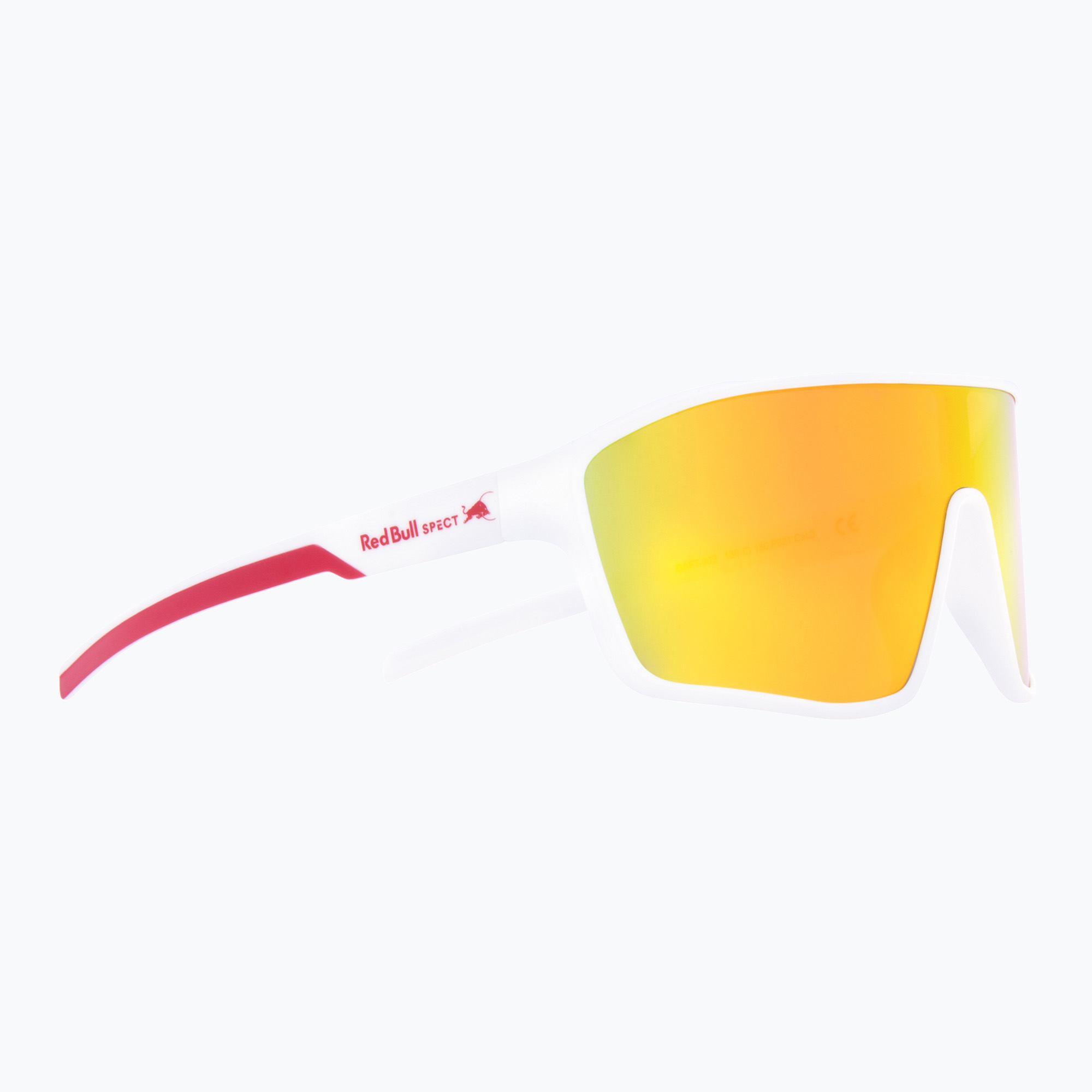 Ochelari de soare Red Bull SPECT Daft white/brown with orange mirror
