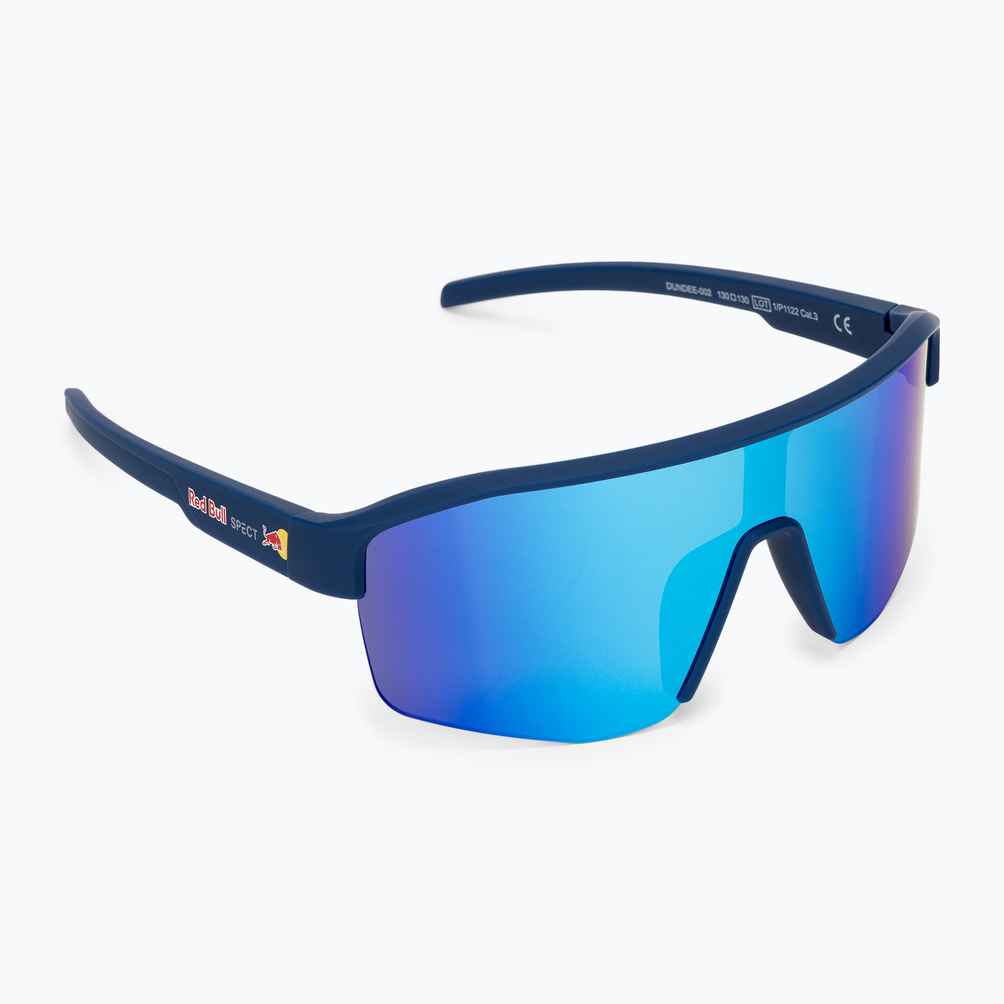 Ochelari de ciclism Red Bull Spect Dundee albastru/maro cu oglindă albastră (DUNDEE-002)