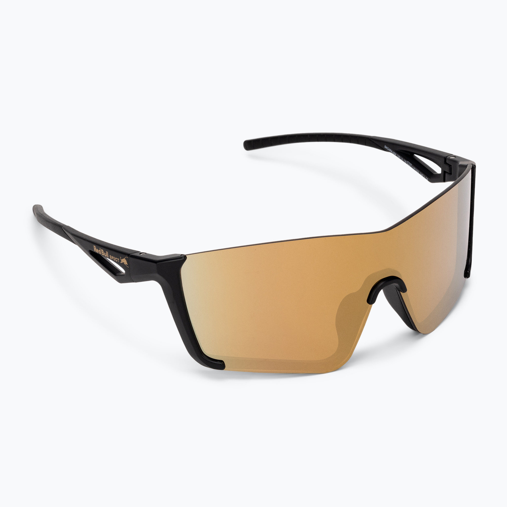 Ochelari de ciclism Red Bull Spect Backra negru mat/fumuriu cu oglindă aurie Mărime: OS