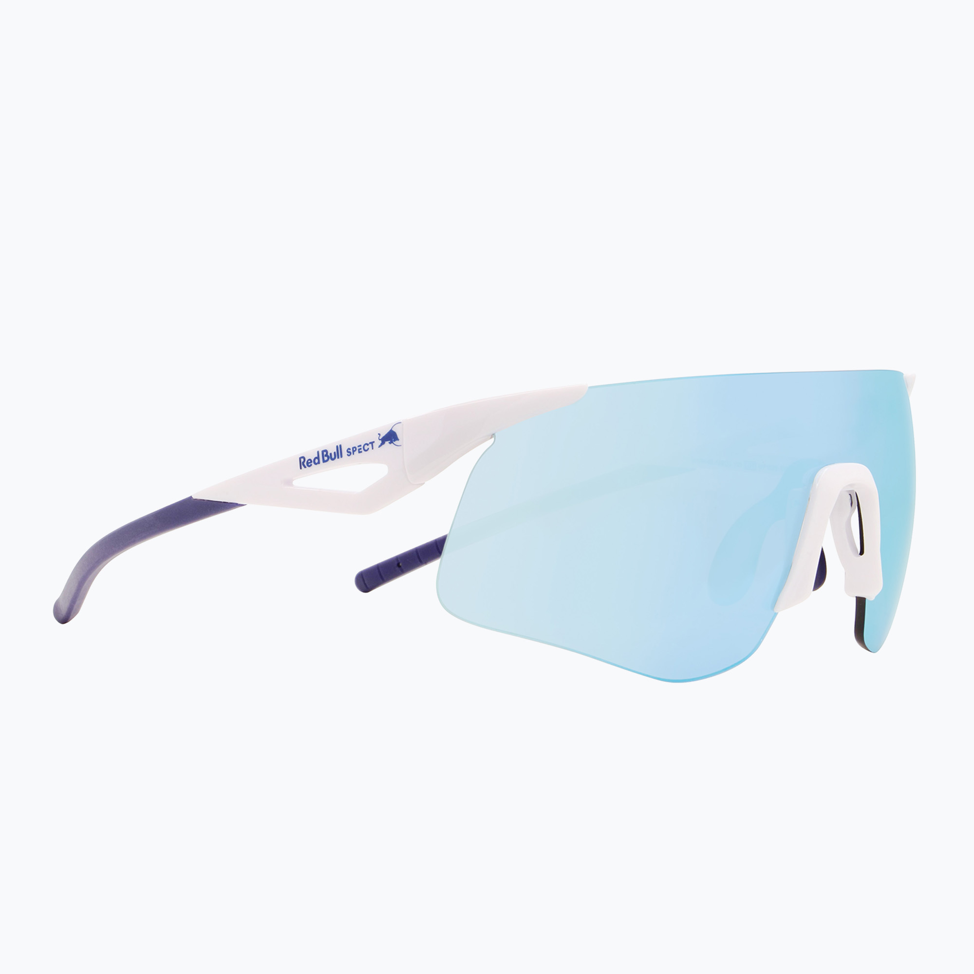 Ochelari de soare Red Bull SPECT Mark white/smoke with blue mirror (MARK-03)