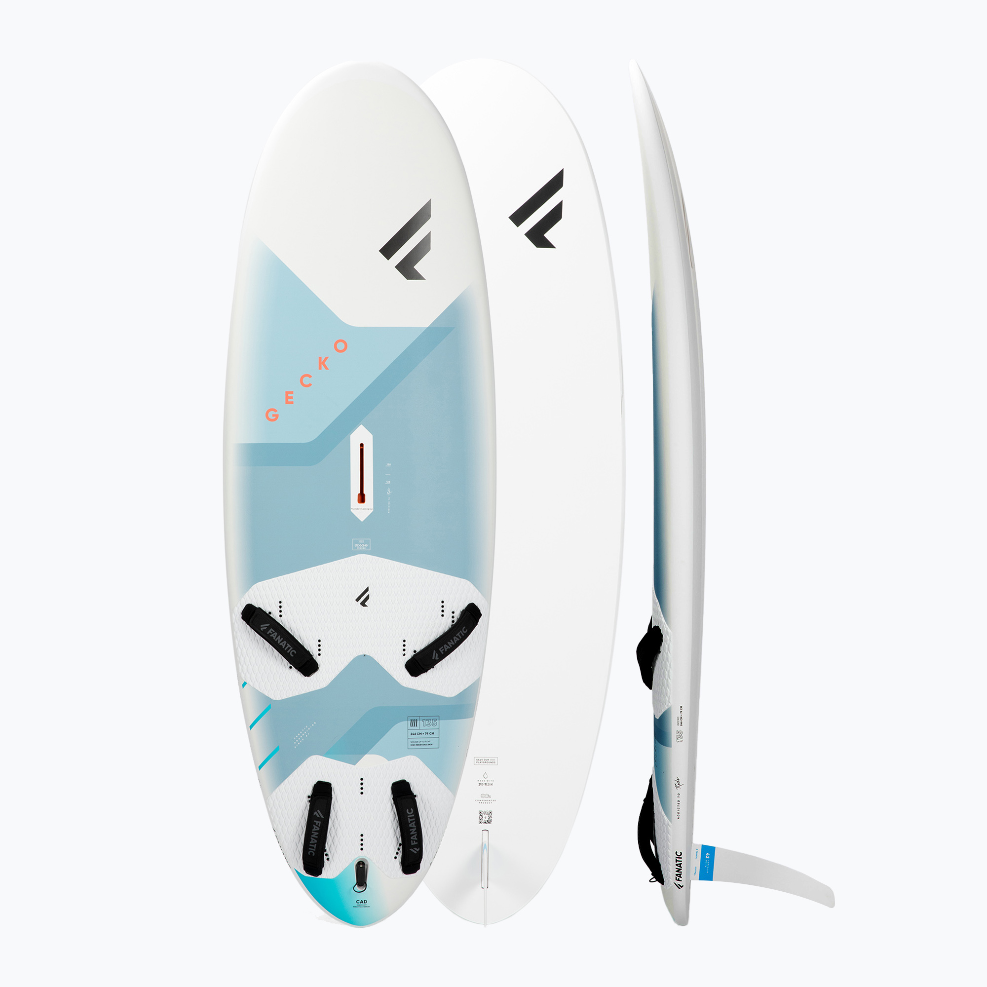 Planșă de windsurfing Fanatic Gecko HRS Freeride alb 13220-1011