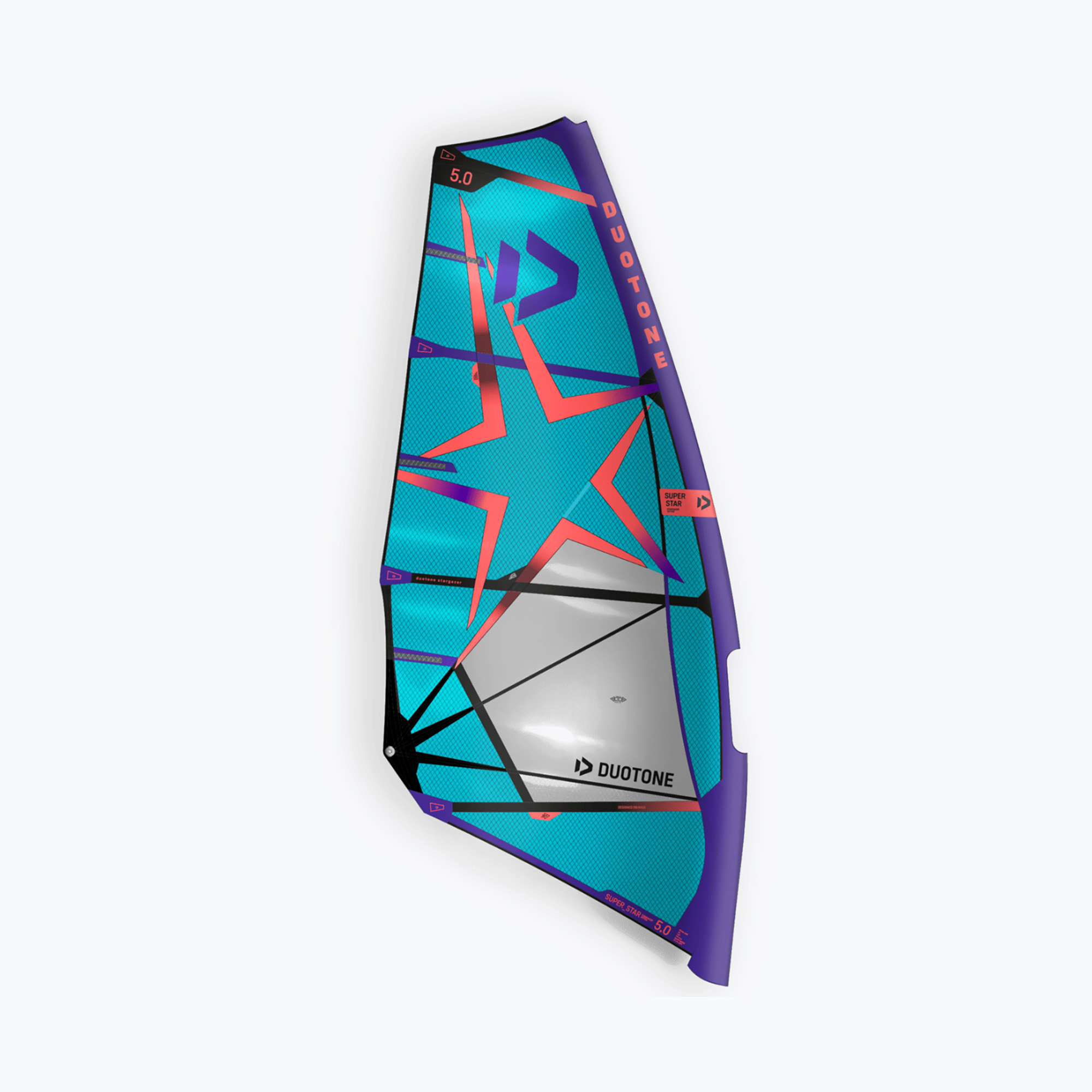 Velă pentru windsurf Duotone Super_Star Stargazer 2.0 albastră 14220-1208