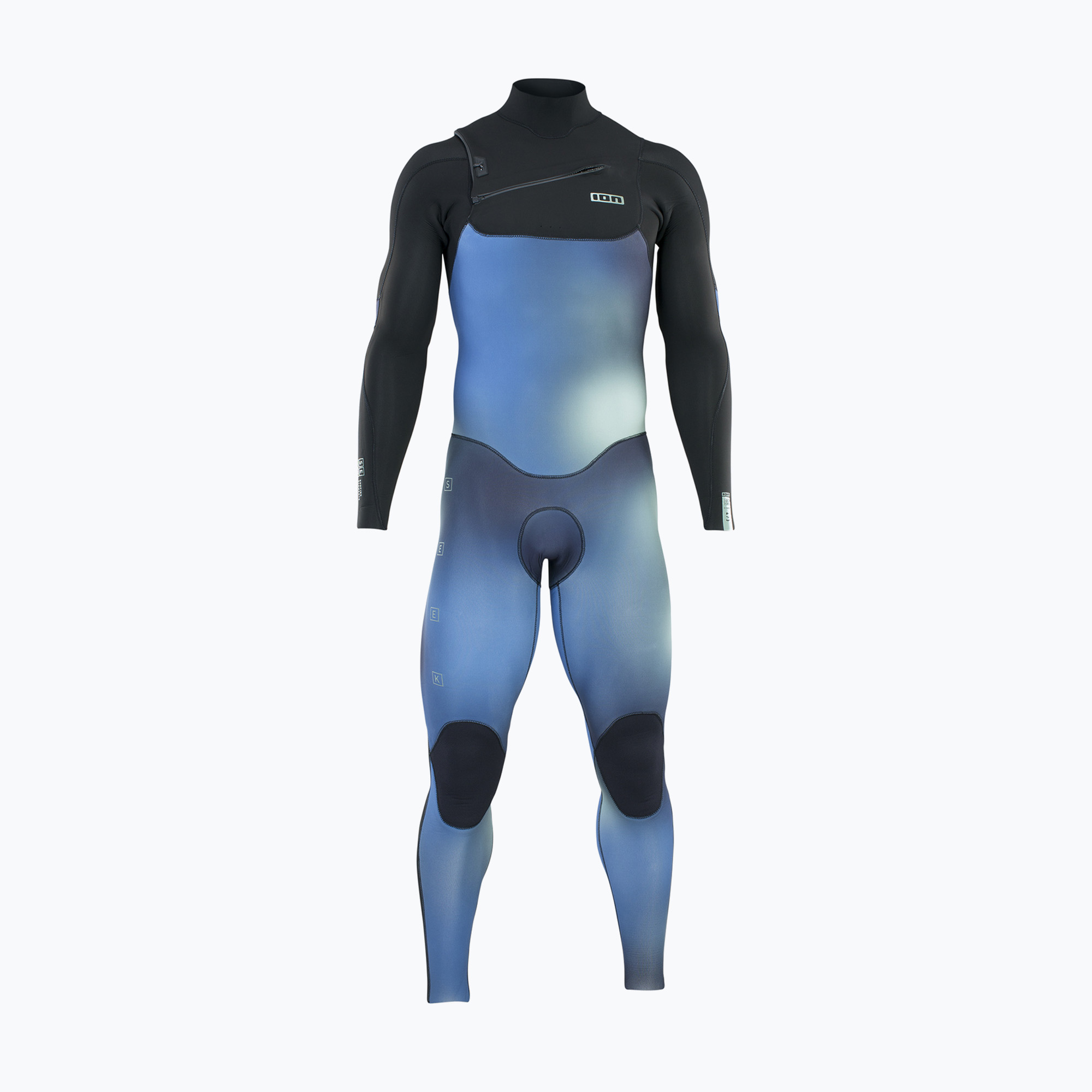Costum de neopren pentru bărbați ION Seek Core 4/3 Front Zip albastru gradient wetsuit