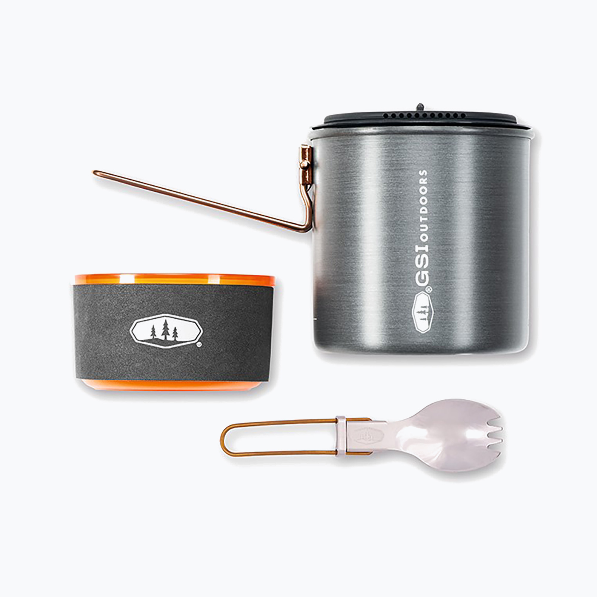 GSI Outdoors Halulite Soloist Halulite Soloist set de vase de gătit anodizat 50276 (Halulite Soloist 50276)