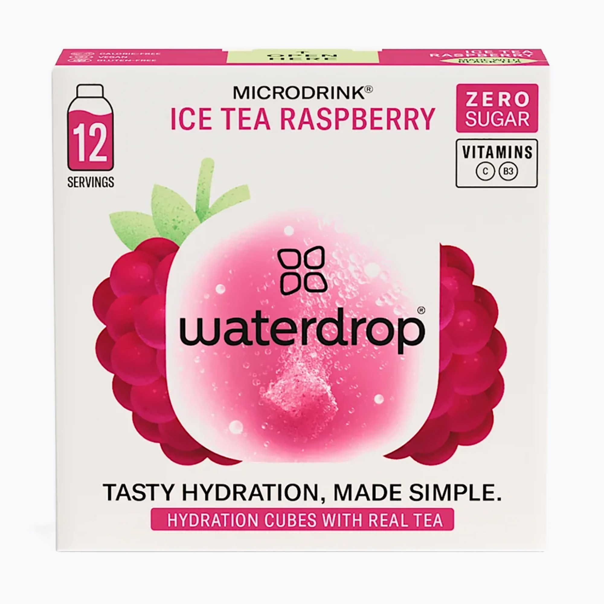 Băutură izotonică waterdrop Microdrink Flair 12 kostek raspberry/ elderflower (Microdrink Flair MICROFLAIR)