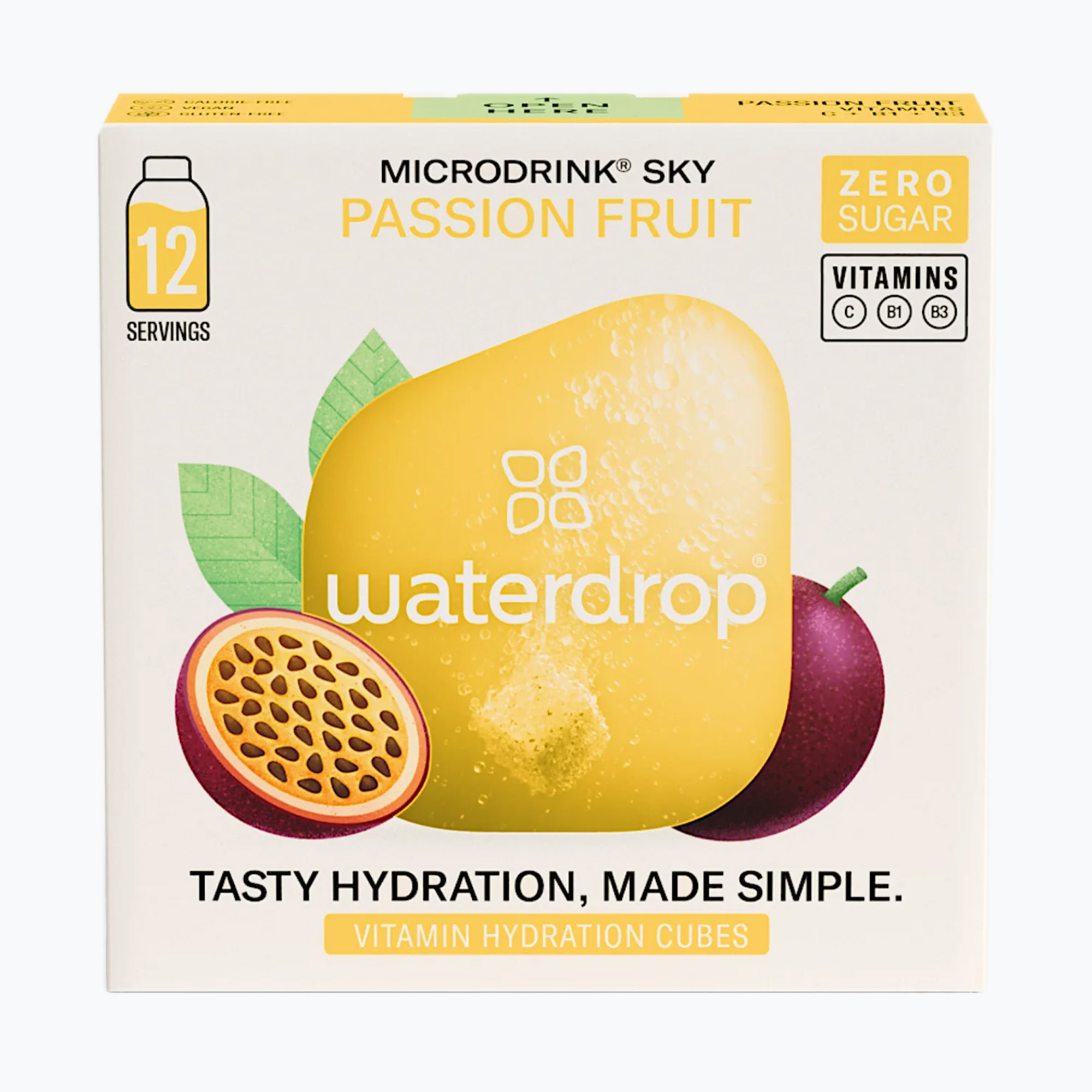 Băutură izotonică waterdrop Microdrink Sky 12 kostek pineberry passion fruit