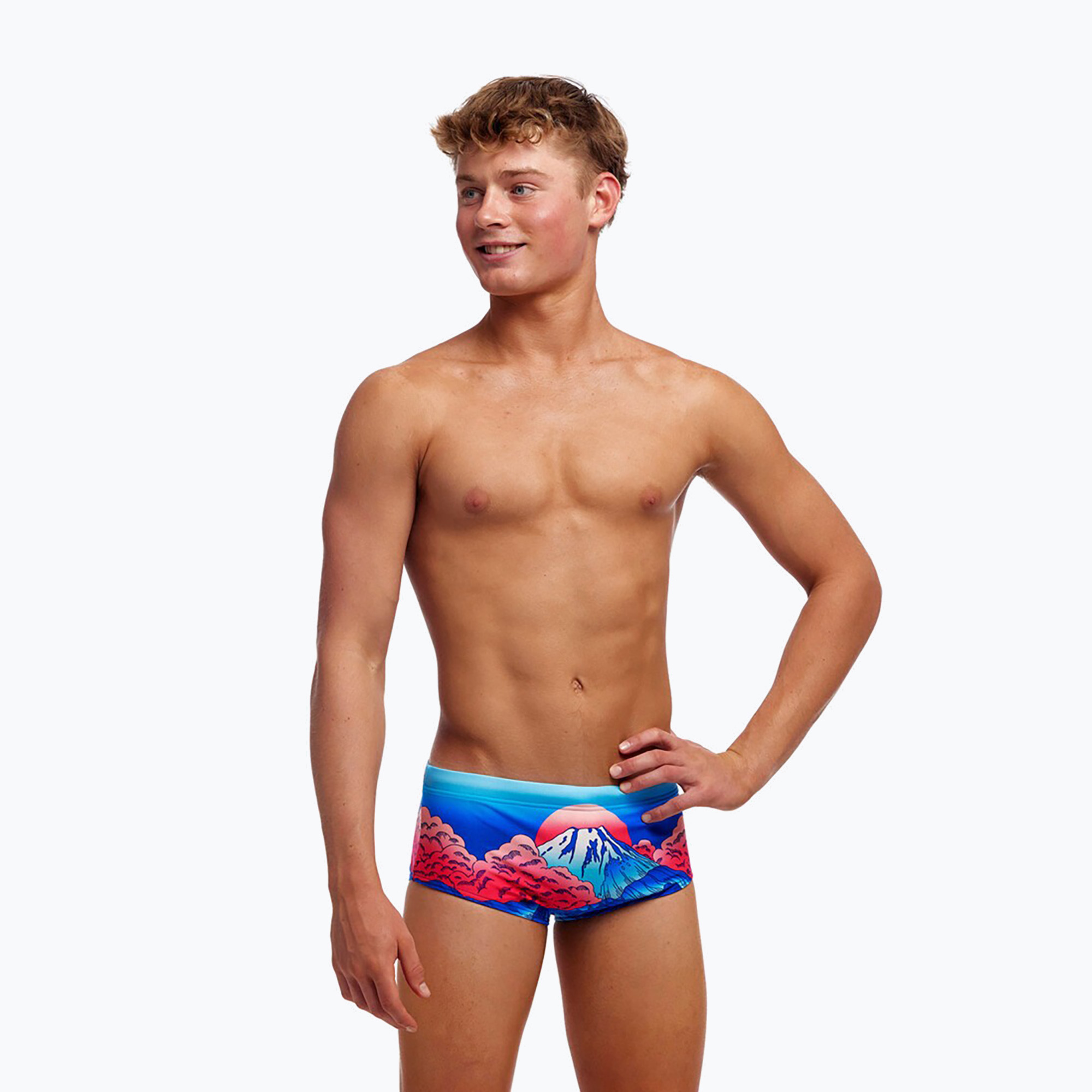 Boxeri de înot pentru copii Funky Trunks Sidewinder Trunks smokin hot (Sidewinder Trunks FTS015B7198824)