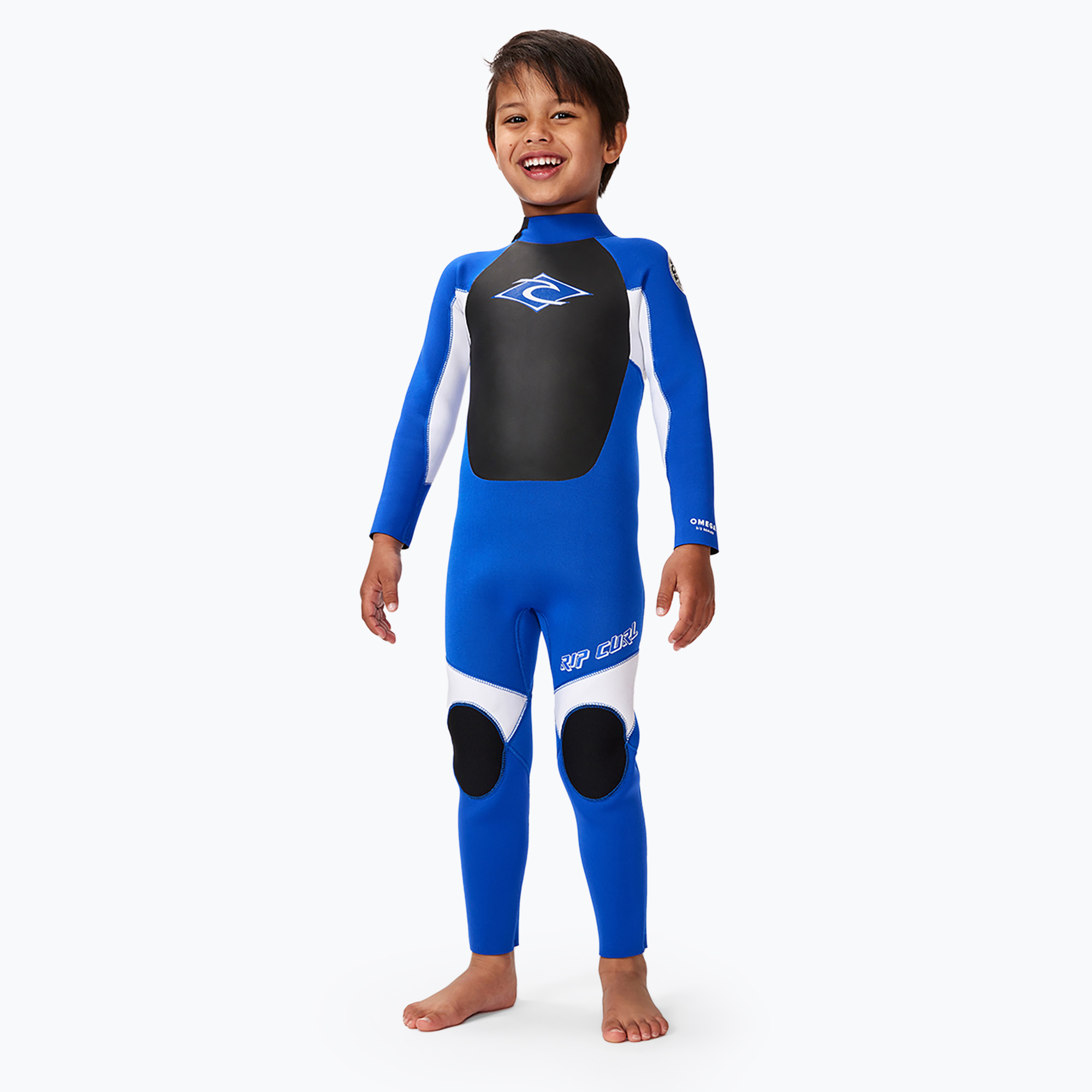 Costum de înot pentru copii Rip Curl Groms Omega 3/2 Back Zip blue (Groms Omega 3/2 mm Back Zip 002TFS)