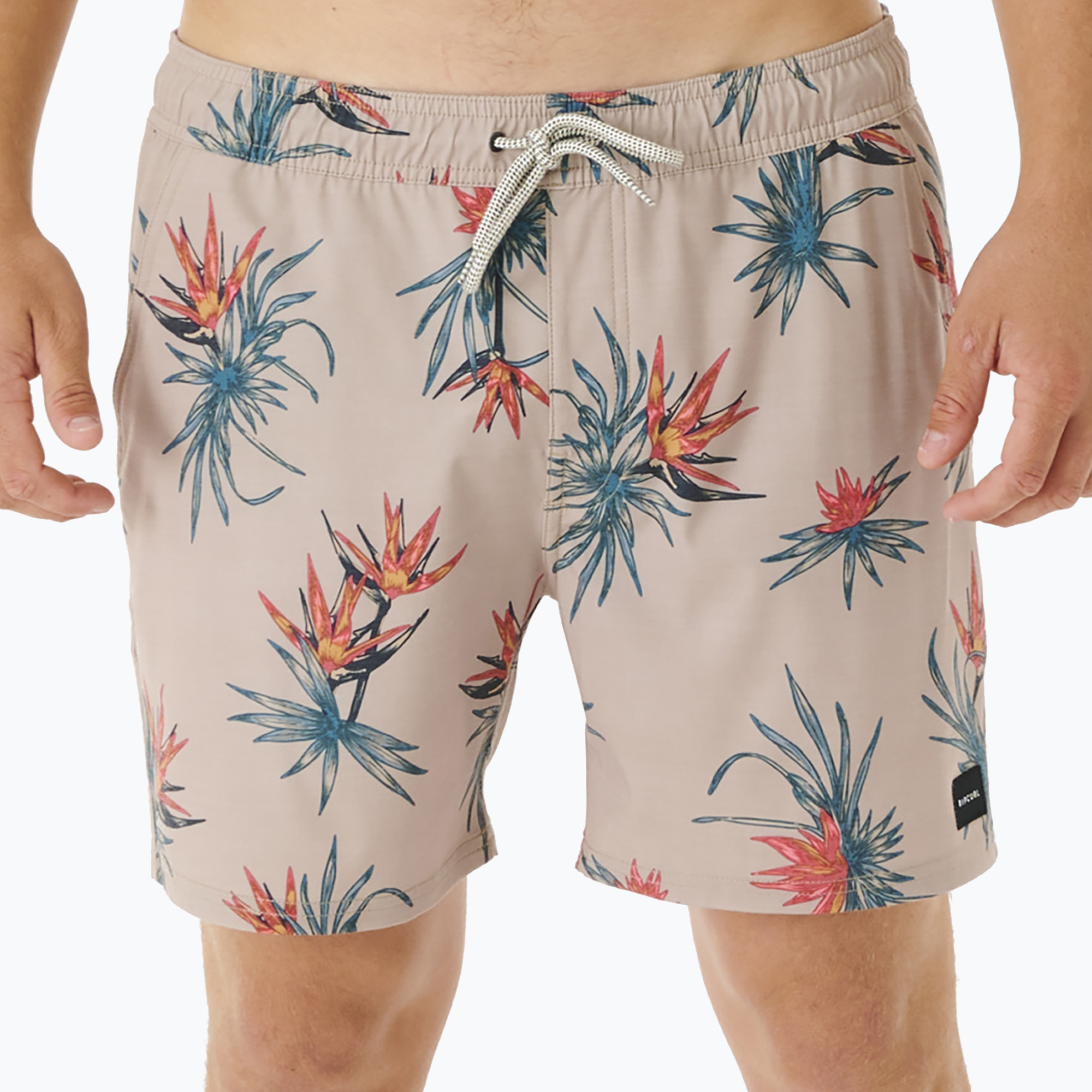 Pantaloni scurți pentru băbrați Rip Curl Paradiso Volley 5067 bej 03DMBO (Paradiso Volley 03DMBO)