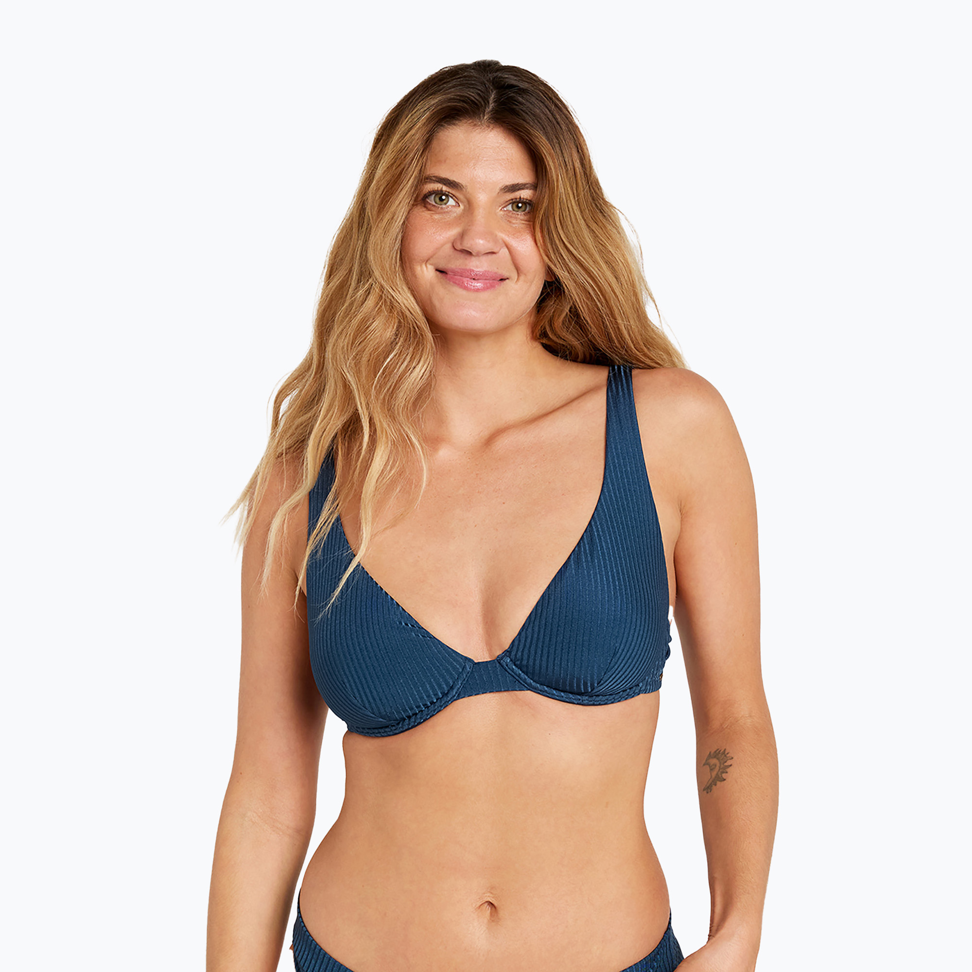Partea de sus a costumului de baie Rip Curl Modern Rib B/C Cup dark blue (Modern Rib B/C Cup 05BWSW)
