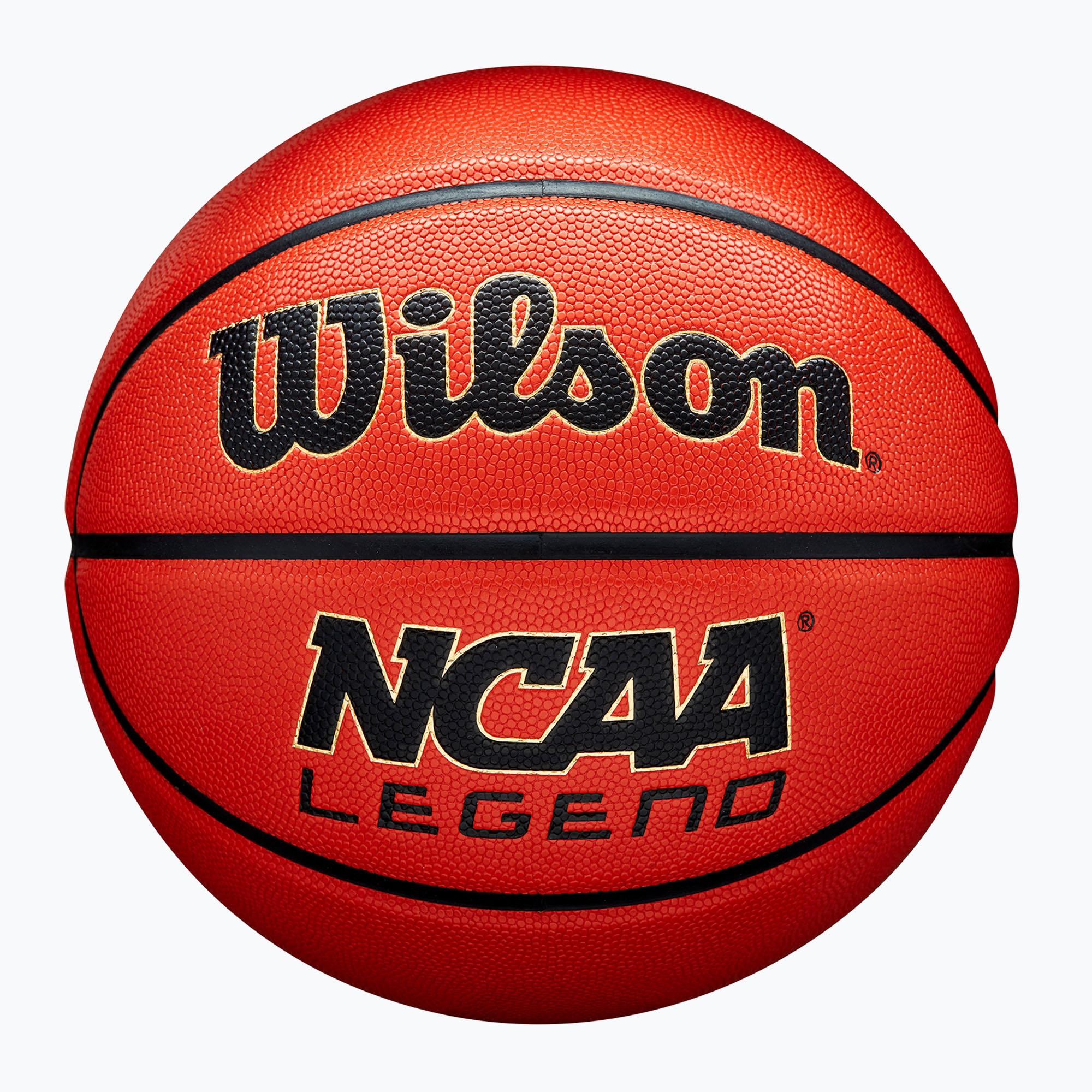 Minge de baschet Wilson NCAA Legend orange/black mărimea 6 (NCAA Legend WZ2007601XB6)