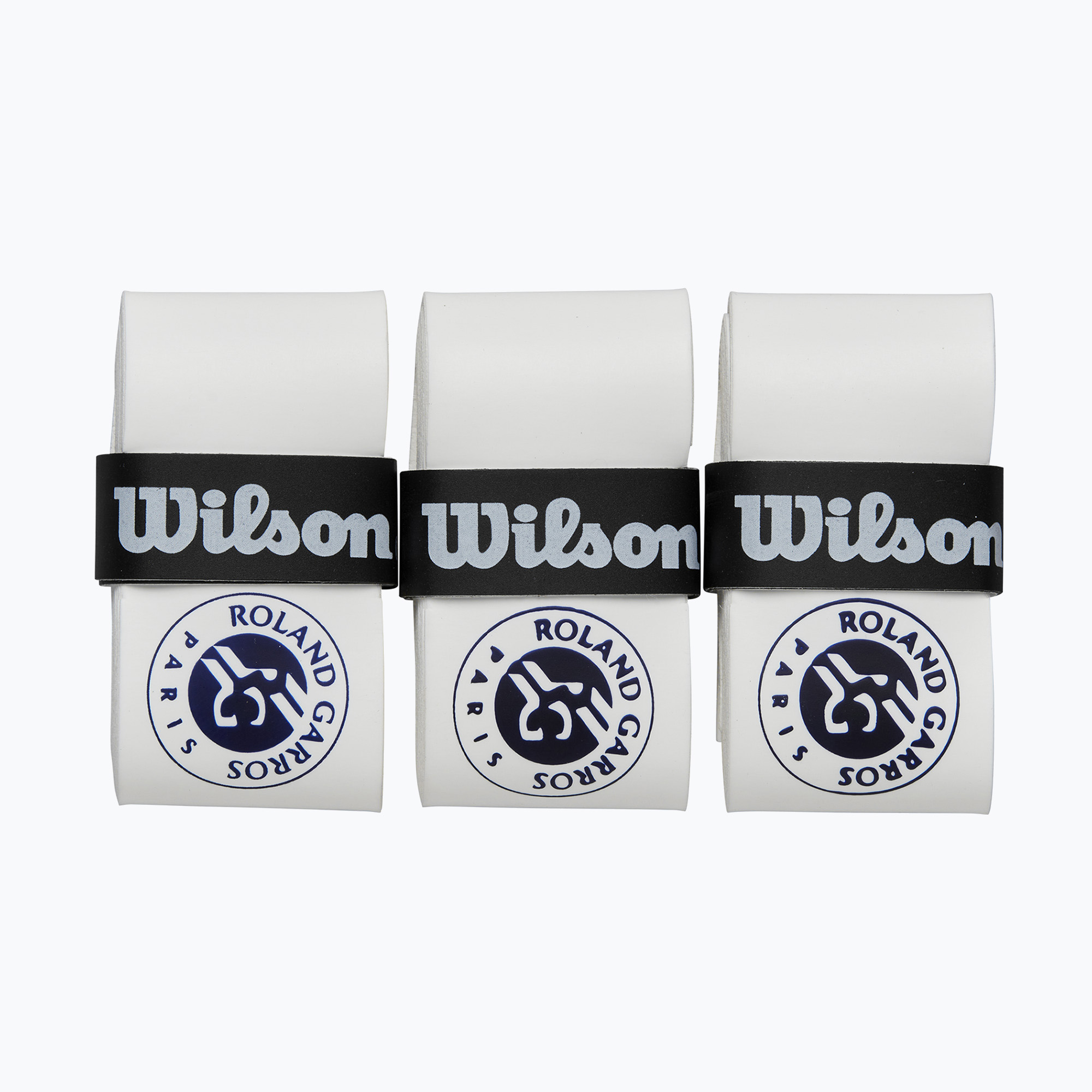Învelișuri pentru rachetă de tenis Wilson Roland Garos 2024 3 buc. white (Roland Garos 2024 WR8442601)