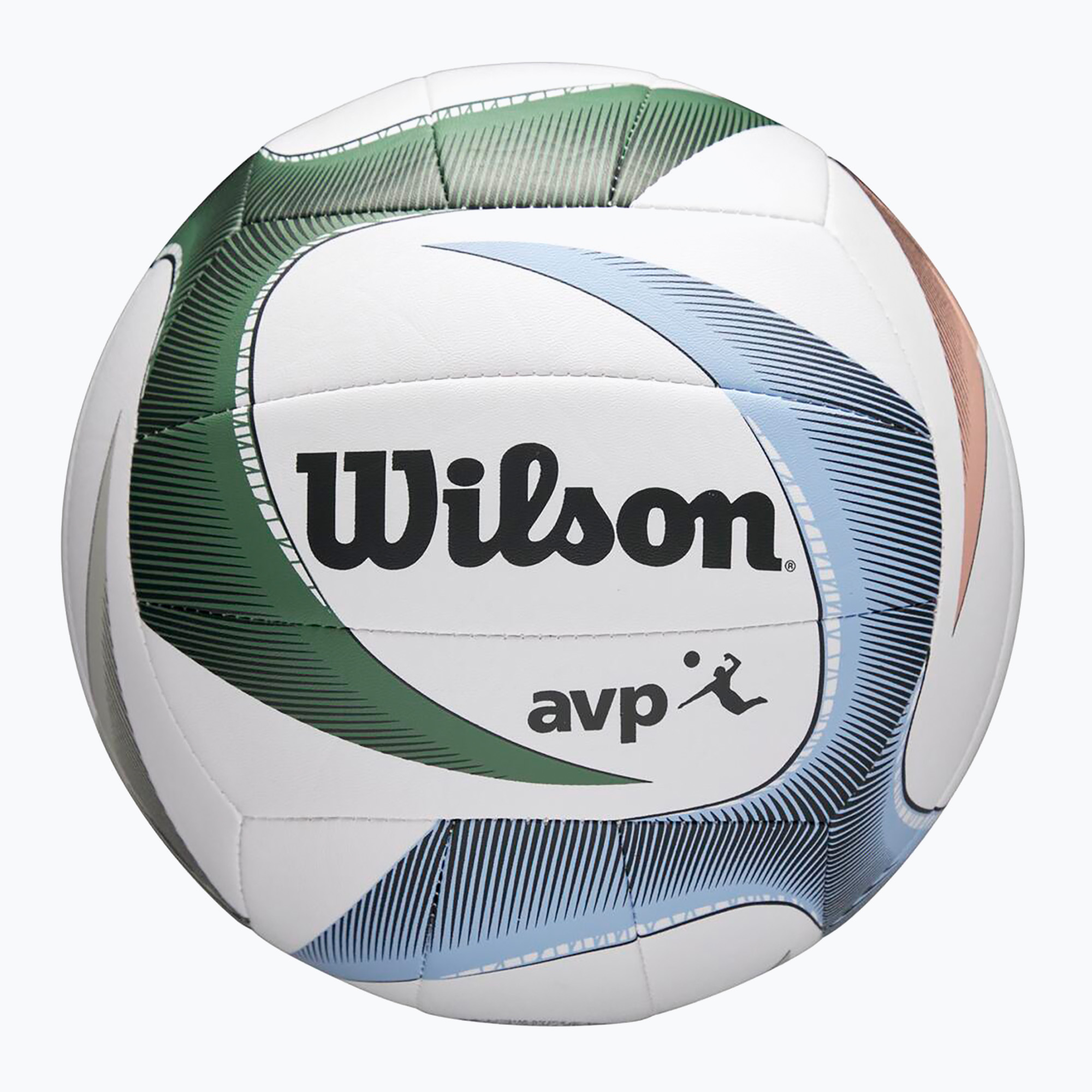 Minge de volei de plajă Wilson AVP PXL white/blue/green mărime 5