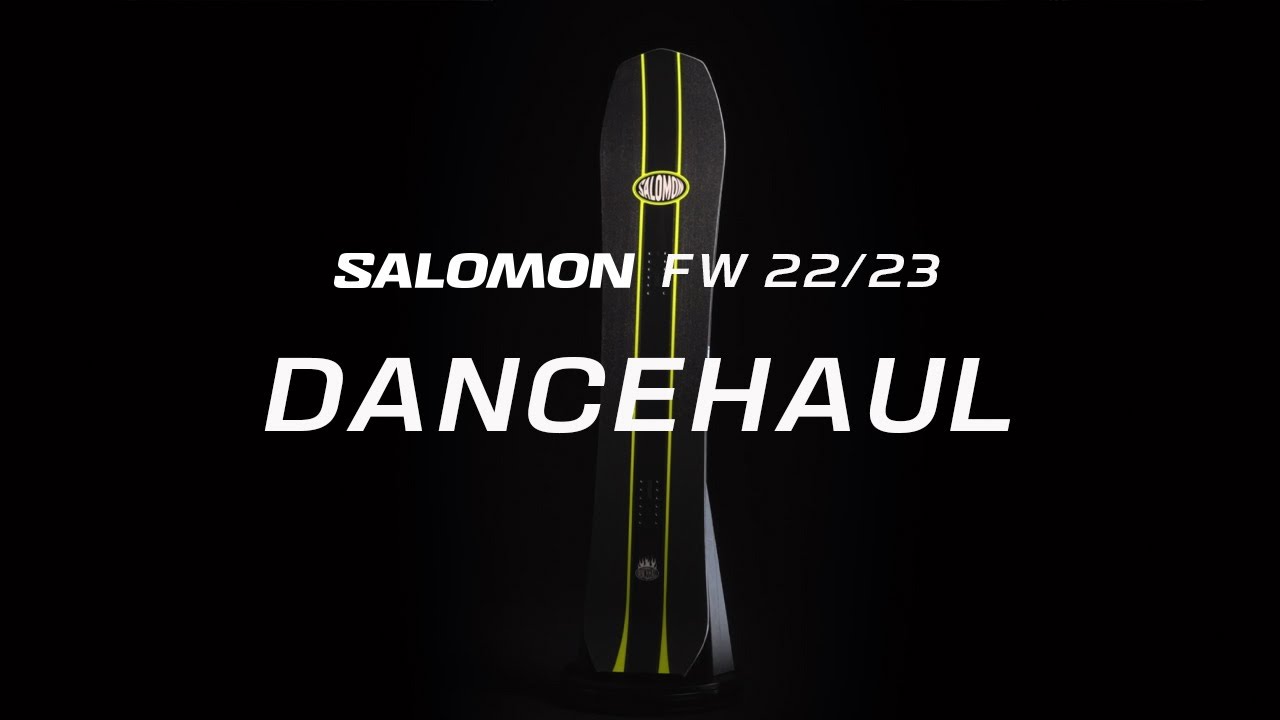 Snowboard Salomon Dancehaul negru/galben L47017800