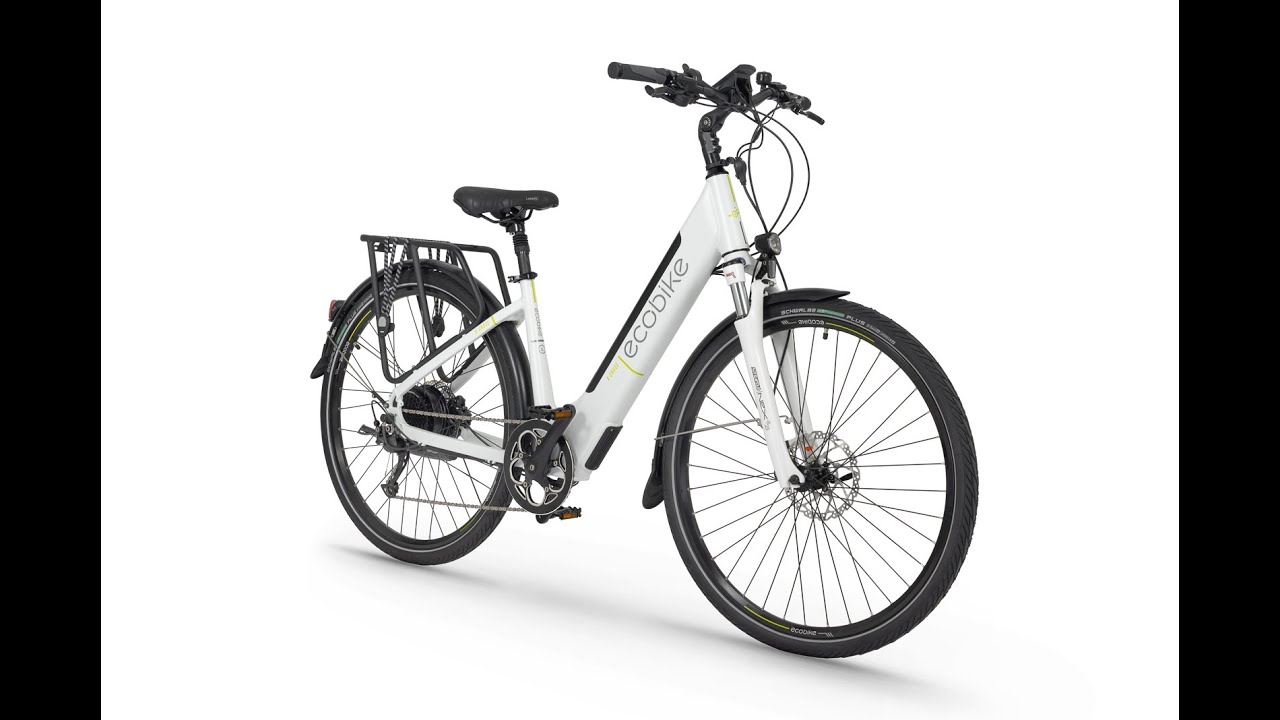 Ecobike X-Cross L/17.5Ah LG bicicletă electrică albă 1010301