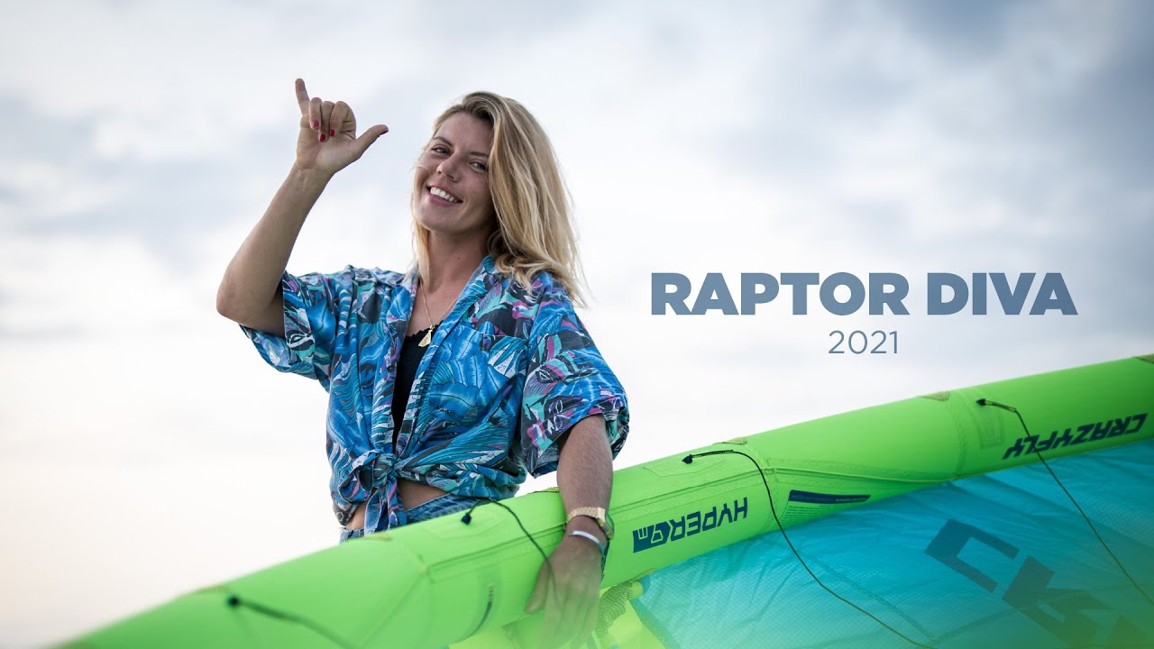 Femei kitesurfing bord CrazyFly Raptor Diva albastru T002-0295