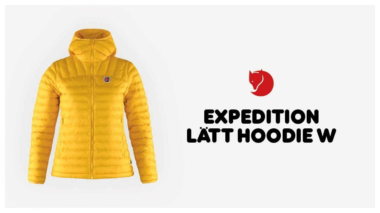 Fjällräven jachetă de puf pentru femei Expedition Latt Hoodie verde F86120