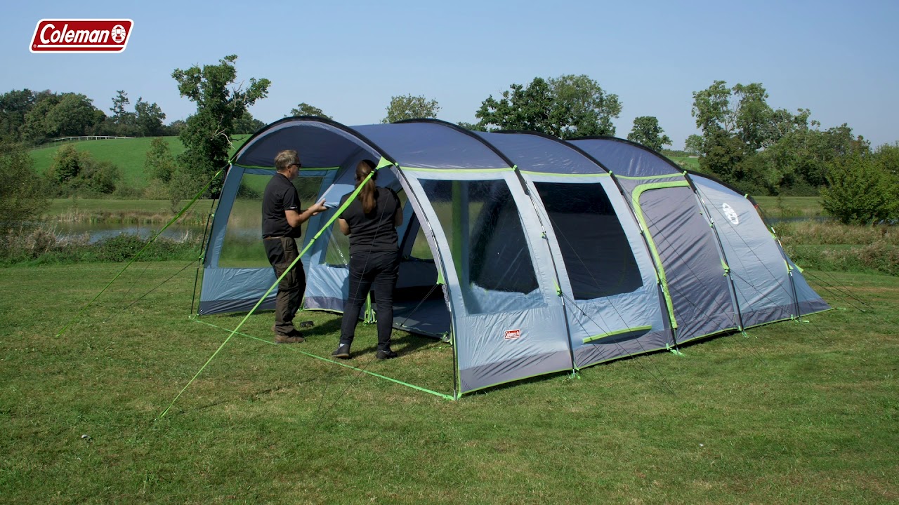 Cort de camping Coleman Meadowood 6 Long albastru 2000037069