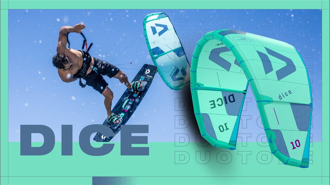 Kitesurfing zmeu DUOTONE Dice 2022 roșu 44220-3002