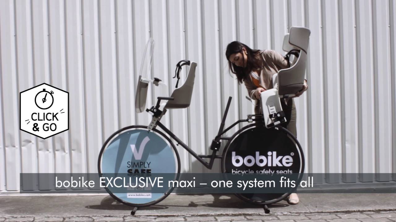Scaun față pentru bicicletă bobike Exclusive Mini Plus bej 8011000022