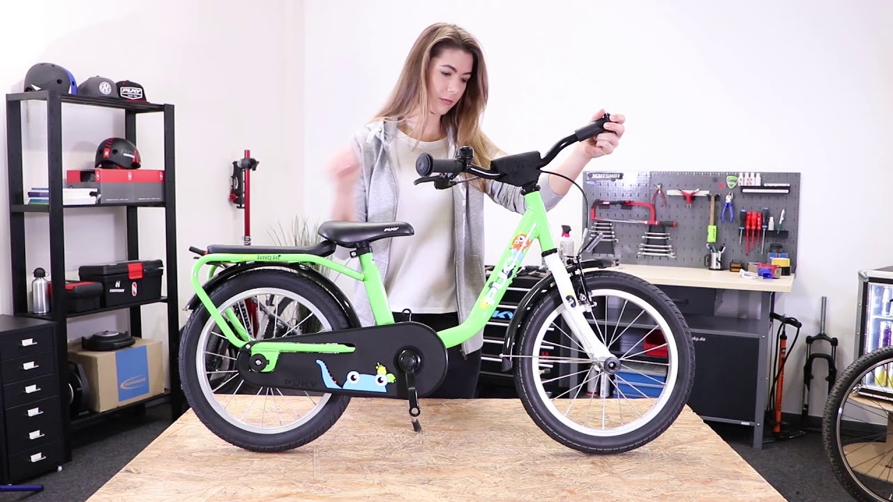 PUKY Steel 16 biciclete pentru copii roz minunat