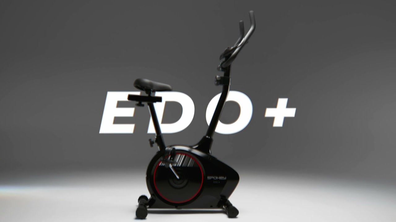 Bicicletă magnetică de fitness Spokey EDO+, negru, 928529