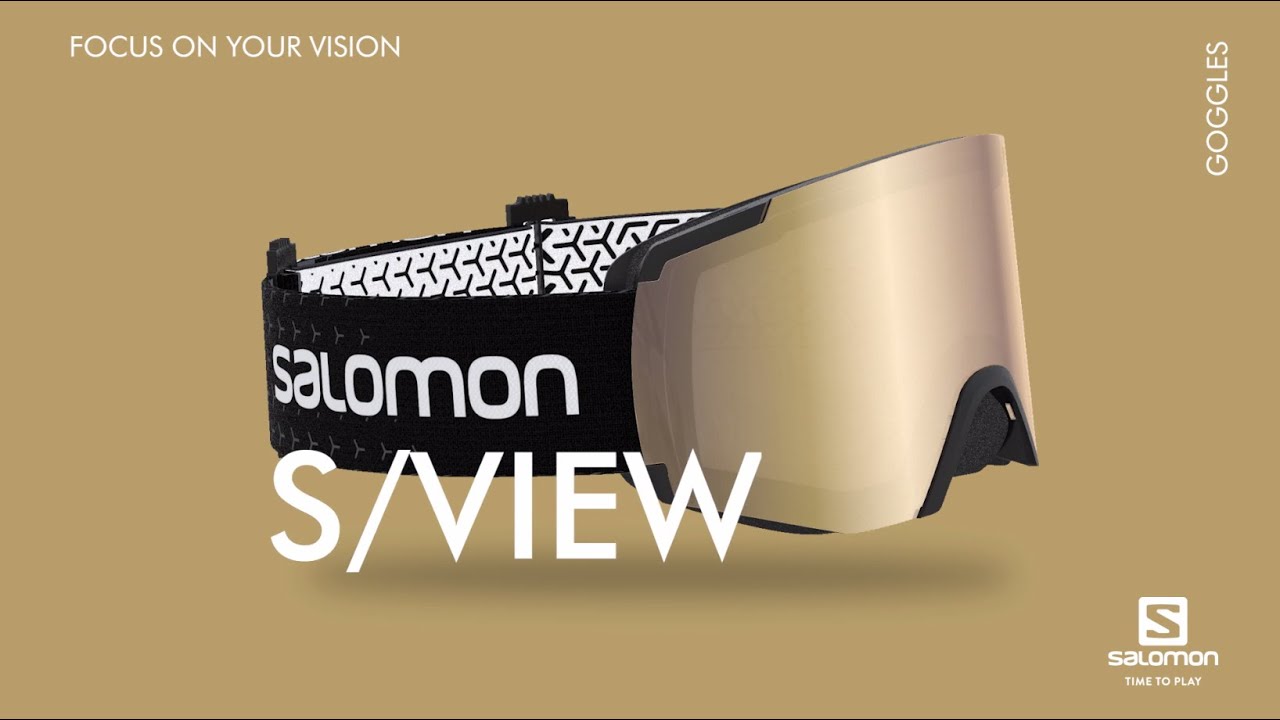 Ochelari de schi Salomon S/View, negru, L41153100