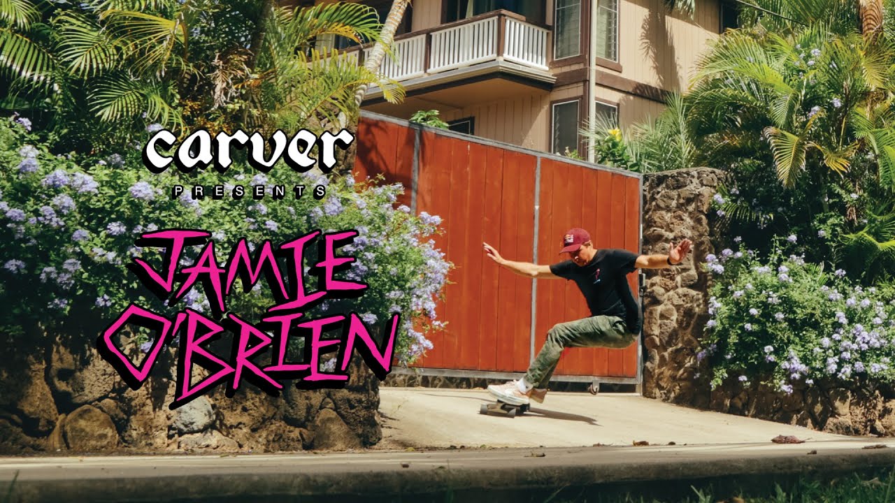 Skateboard surfskate Carver C7 Raw 33.5" JOB Camo Tiger 2022 Complete maro-verde C1013011141