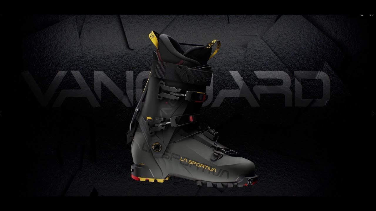 Bocanci bărbătești La Sportiva Vanguard de culoare gri-galbenă 89D900100