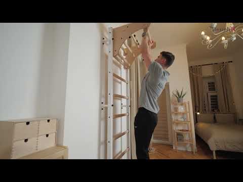 BenchK scara de gimnastică albă BK-211W+A204
