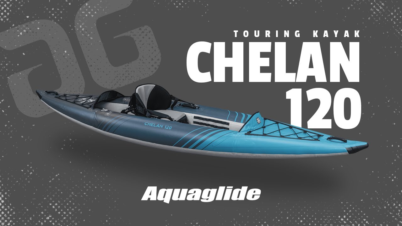 Aquaglide Chelan 120 albastru 584121104 Caiac gonflabil pentru 1 persoană