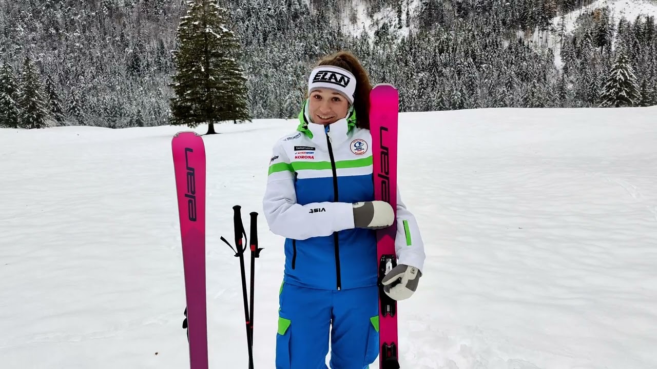 Schi alpin pentru femei Elan Ace Speed Magic PS + ELX 11 roz ACAHRJ21