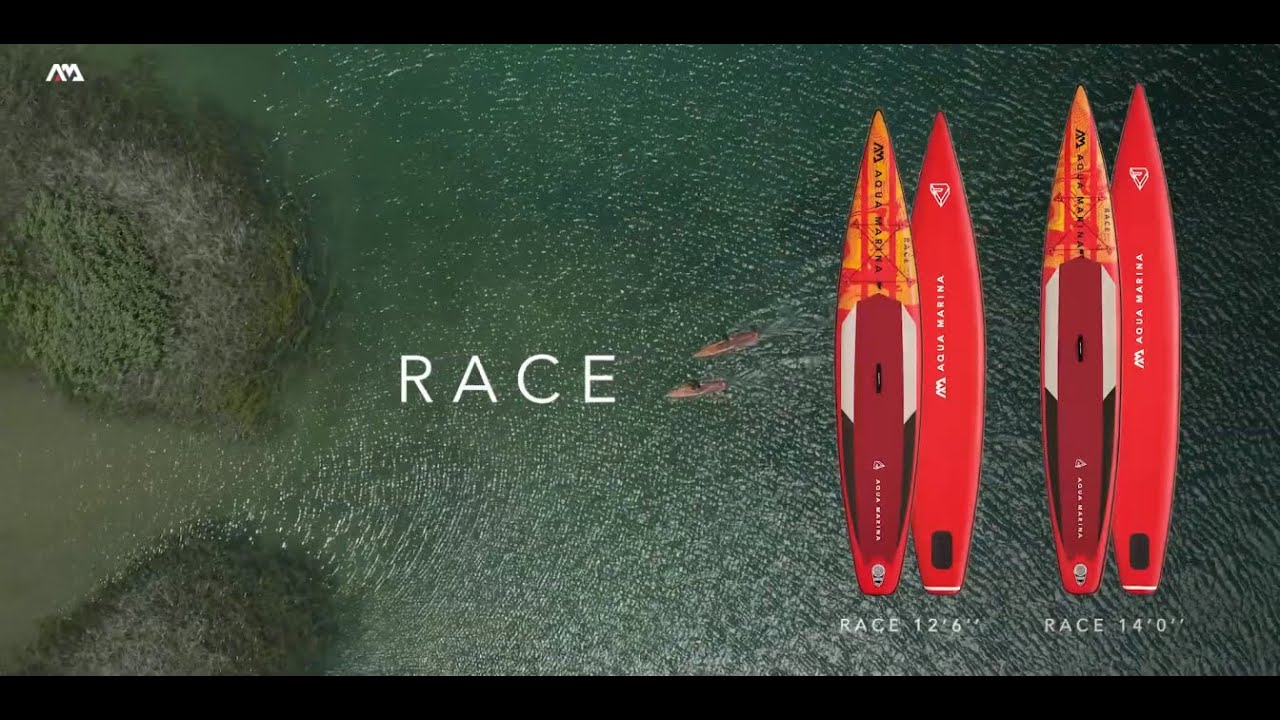 SUP AquaMarina Race - Racing iSUP, 4.27m/15cm roșu BT-21RA02