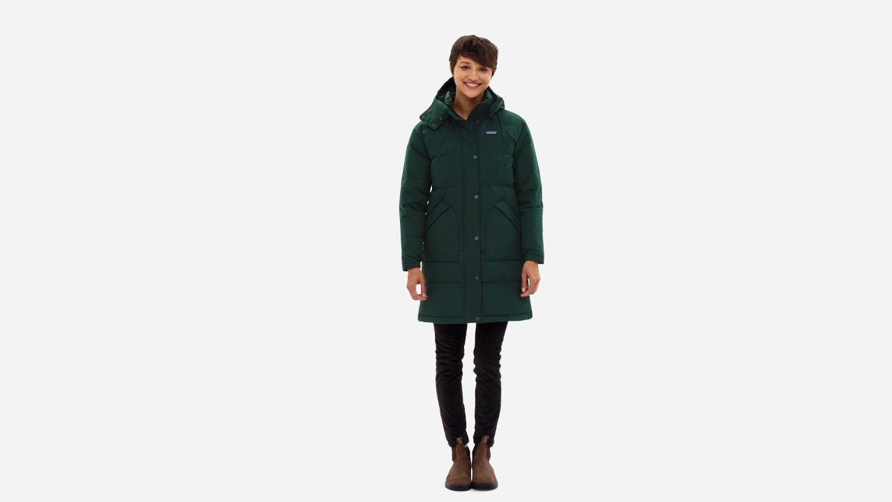 Palton cu puf pentru femei Patagonia Downdrift Parka nouveau green
