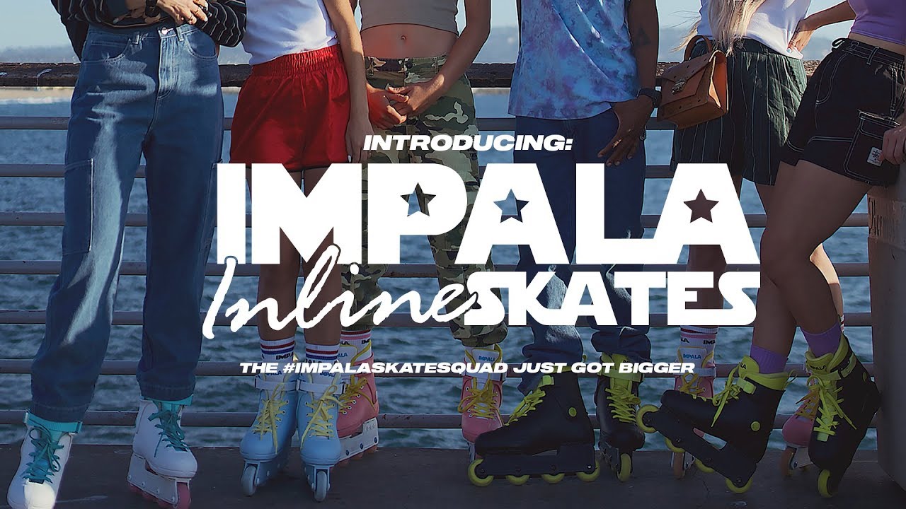 IMPALA Lightspeed Inline Skate pentru femei, patine cu role monocrome de marmură