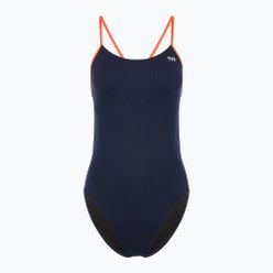 Costum de baie dintr-o bucată pentru femei TYR Hexa Cutoutfit navy/orange