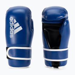 Mănuși de box adidas adidas Point Fight Adikbpf100 albastru-albe ADIKBPF100