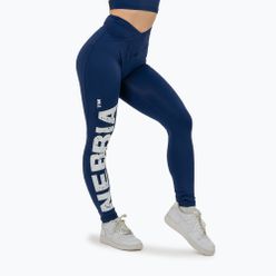 Colanți de antrenament pentru femei NEBBIA Glute Check High Waisted dark blue