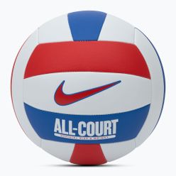 Minge de voleiNike All Court Volleyball white/university red/game royal/university red mărimea 5