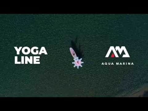 Placă SUP Aqua Marina Dhyana - Yoga iSUP, 3.36m/15cm, cu vâslă și lesă de siguranță gri BT-21DHP