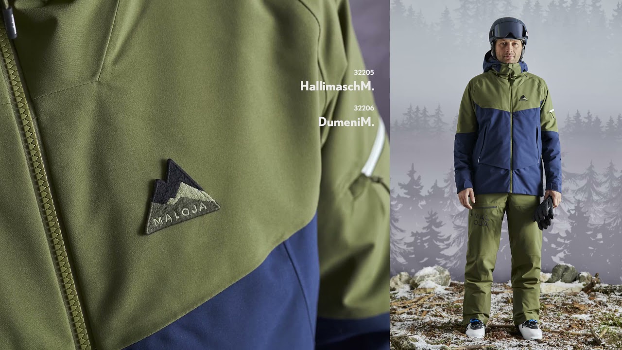 Jachetă de schi pentru bărbați Maloja M’S HallimaschM, verde, 32205-1-0560