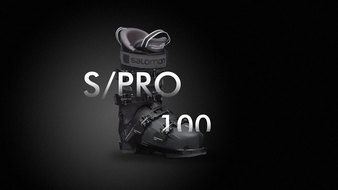 Clăpari de schi pentru bărbați Salomon S/Pro 100 GW, negru, L41481600