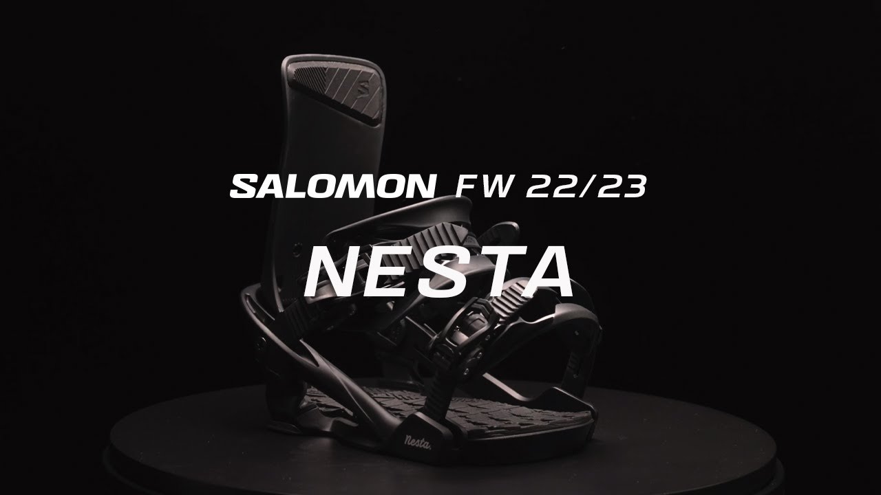 Atașamente de snowboard pentru femei Salomon Nesta negru L41778100